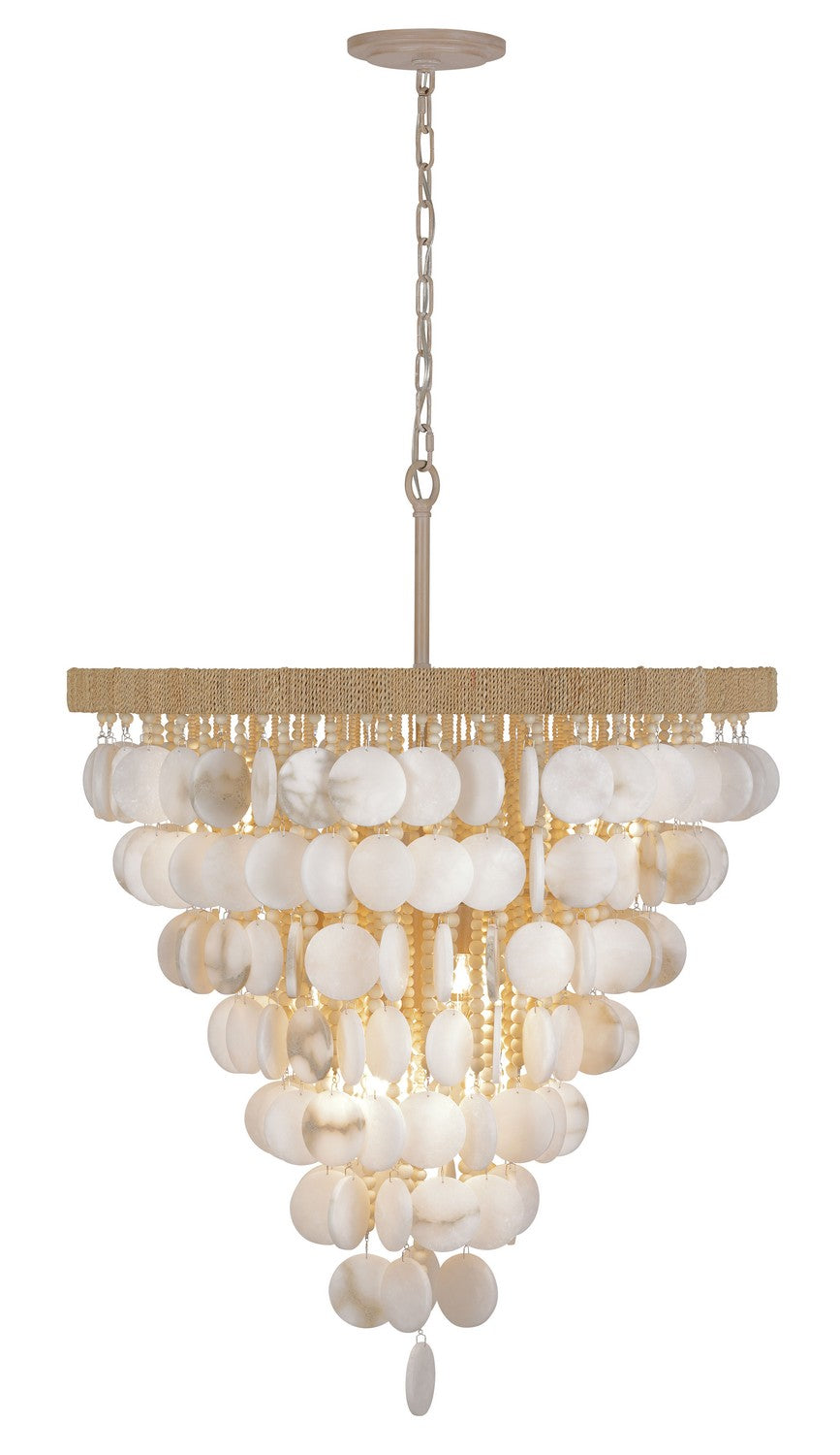 Metropolitan - N1918-759 - 12 Light Pendant - Aurelia'S Cove - Autumn White