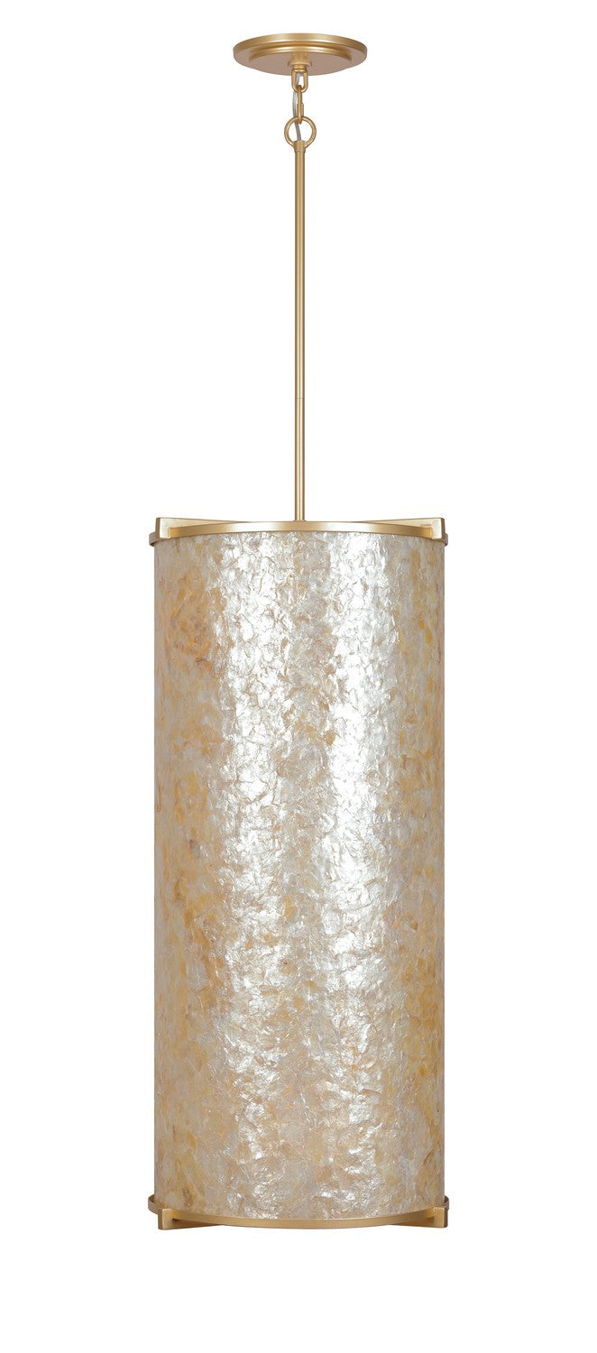 Metropolitan - N1936-760 - Six Light Foyer Pendant - Sommers Bend - Fawn Gold