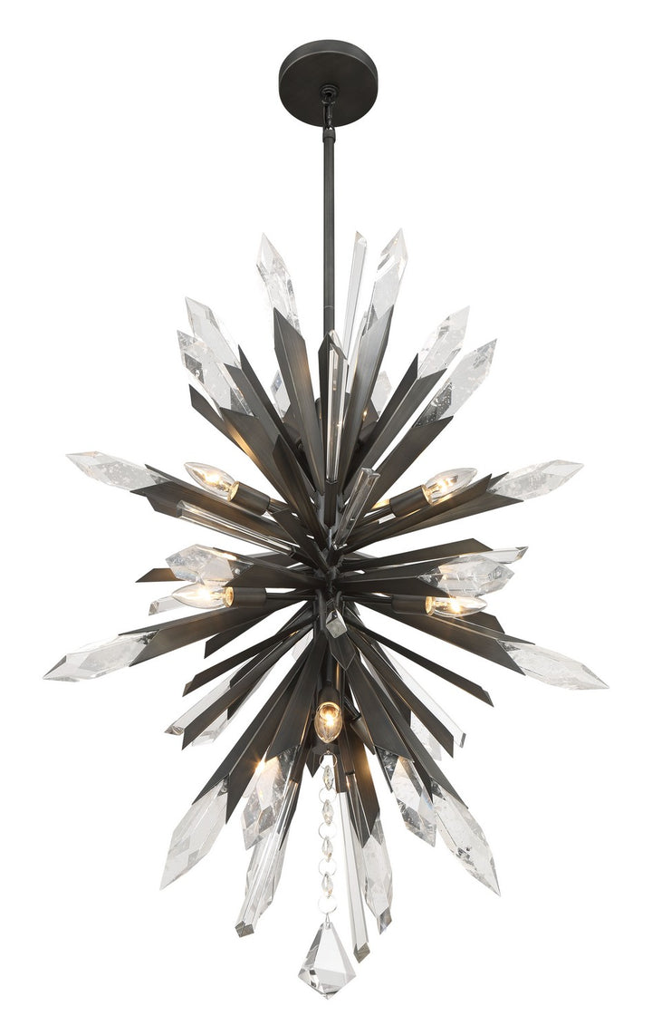 Metropolitan - N1947-766 - 12 Light Pendant - Elsa - Midnight Graphite