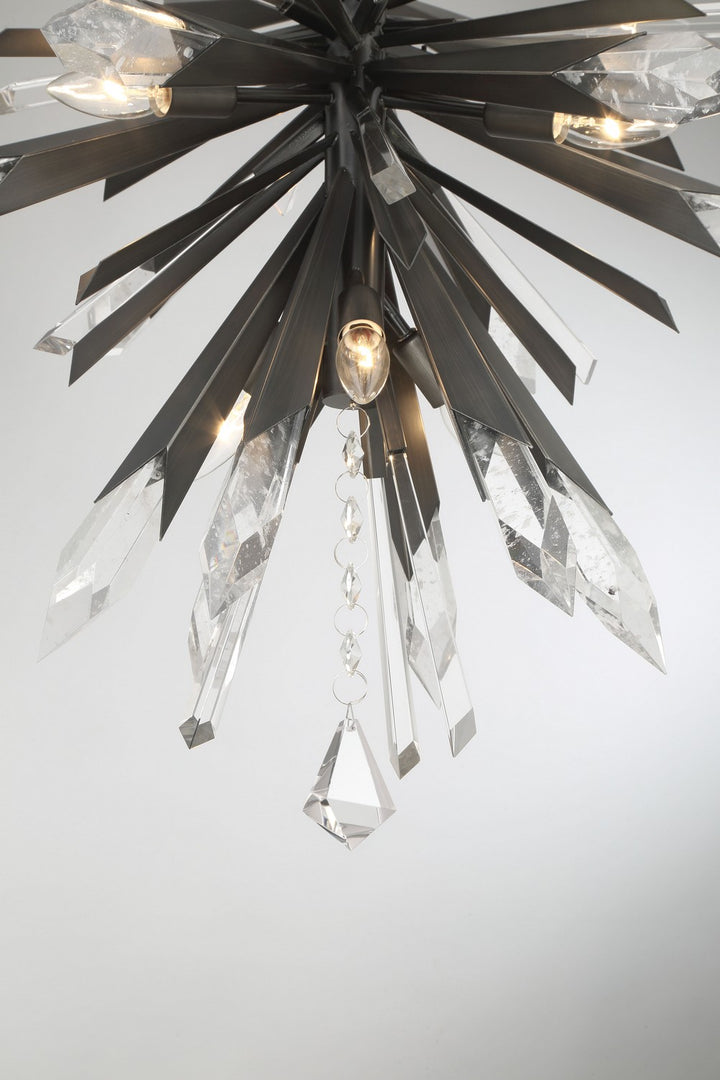Metropolitan - N1947-766 - 12 Light Pendant - Elsa - Midnight Graphite