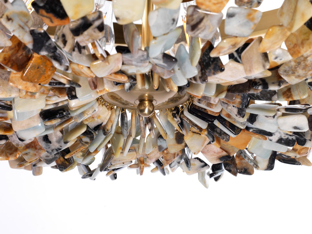Metropolitan - N9631 - Eight Light Pendant - Flotsam - Brass