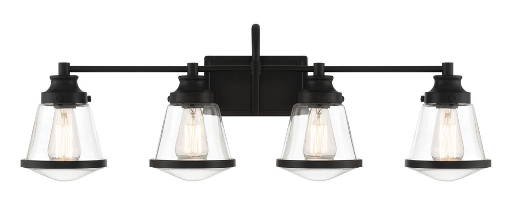 Minka-Lavery - 2584-66A - Four Light Bath Vanity - Mannsdale - Coal