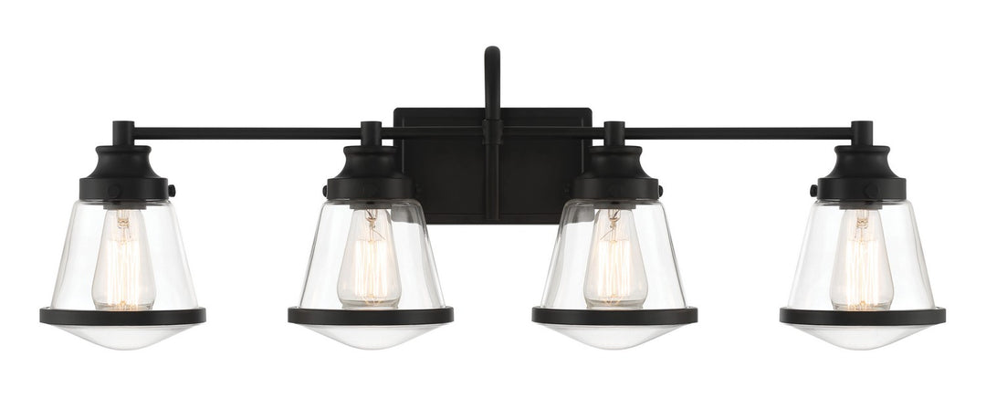 Minka-Lavery - 2584-66A - Four Light Bath Vanity - Mannsdale - Coal