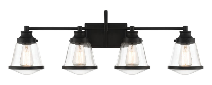 Minka-Lavery - 2584-66A - Four Light Bath Vanity - Mannsdale - Coal