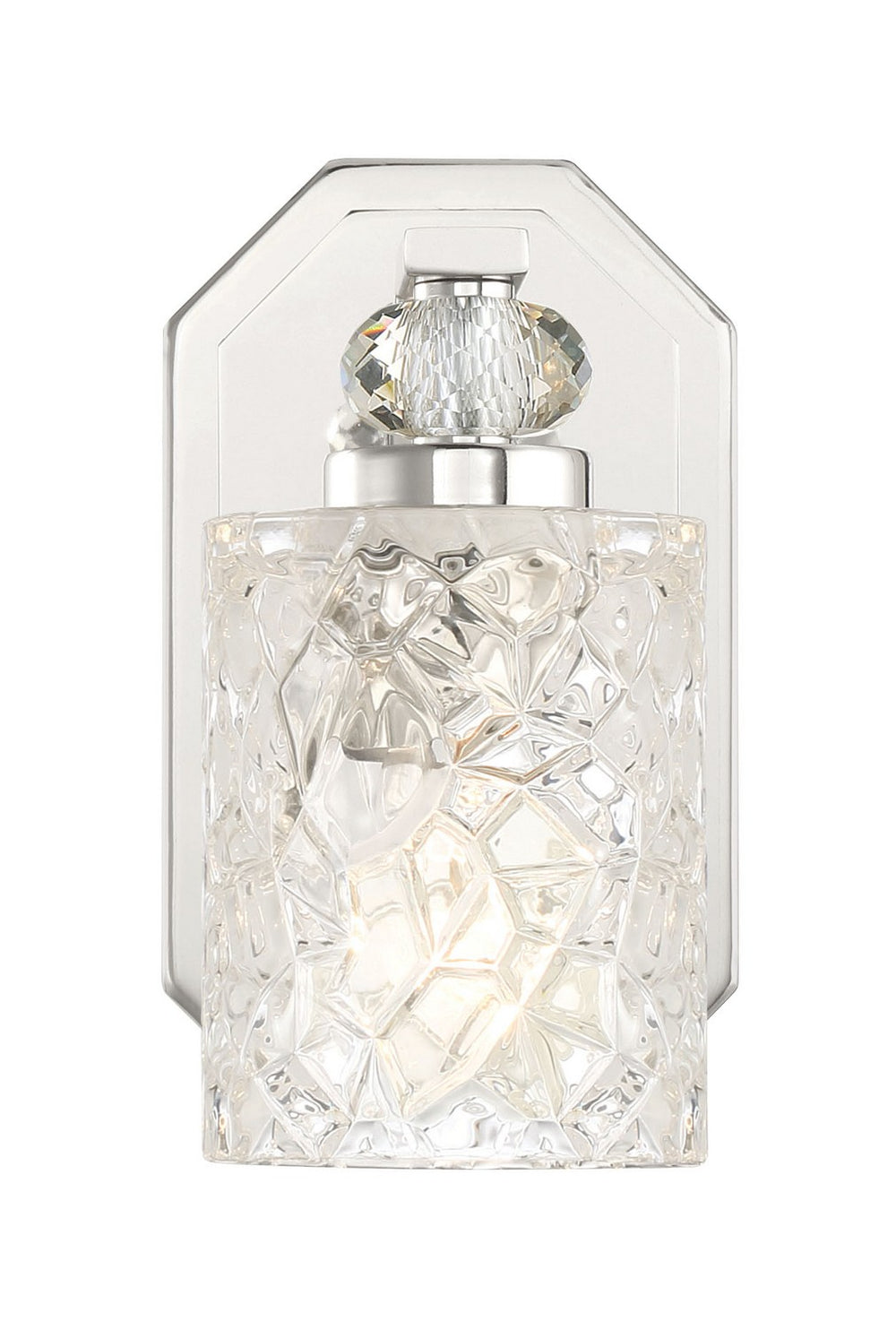 Minka-Lavery - 2611-77 - One Light Bath Vanity - Crystal Kay - Chrome