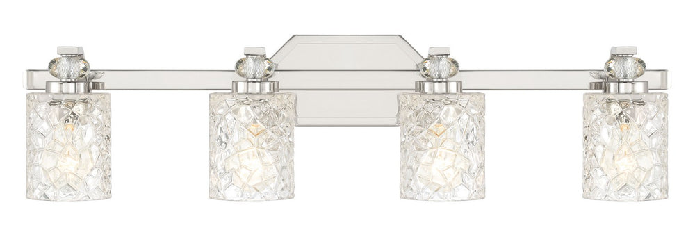 Minka-Lavery - 2614-77 - Four Light Bath Vanity - Crystal Kay - Chrome