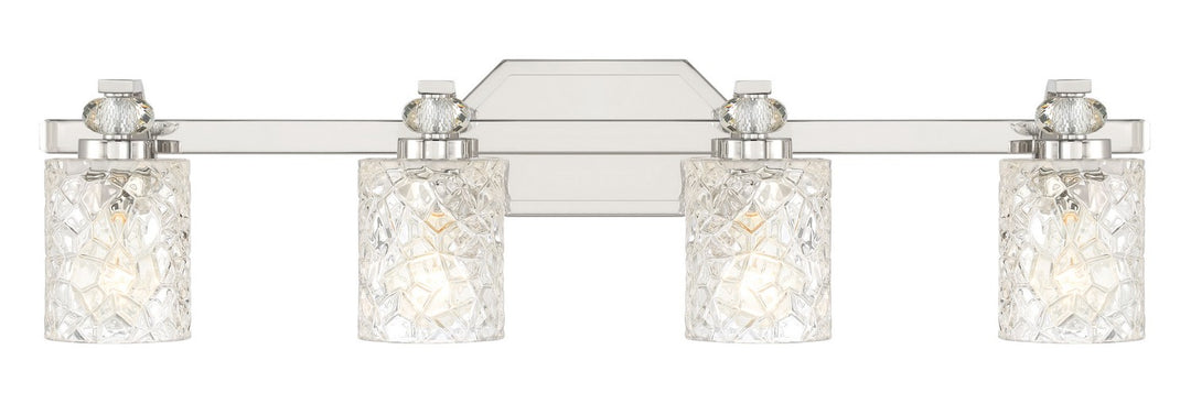 Minka-Lavery - 2614-77 - Four Light Bath Vanity - Crystal Kay - Chrome