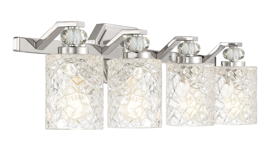 Minka-Lavery - 2614-77 - Four Light Bath Vanity - Crystal Kay - Chrome