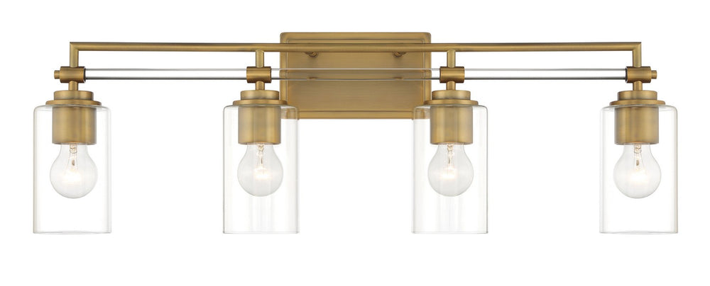 Minka-Lavery - 2644-575 - Four Light Bath Vanity - Binsly - Antique Noble Brass