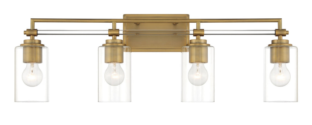 Minka-Lavery - 2644-575 - Four Light Bath Vanity - Binsly - Antique Noble Brass