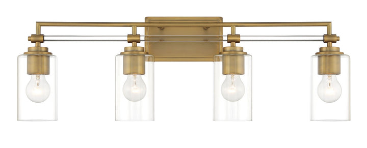 Minka-Lavery - 2644-575 - Four Light Bath Vanity - Binsly - Antique Noble Brass