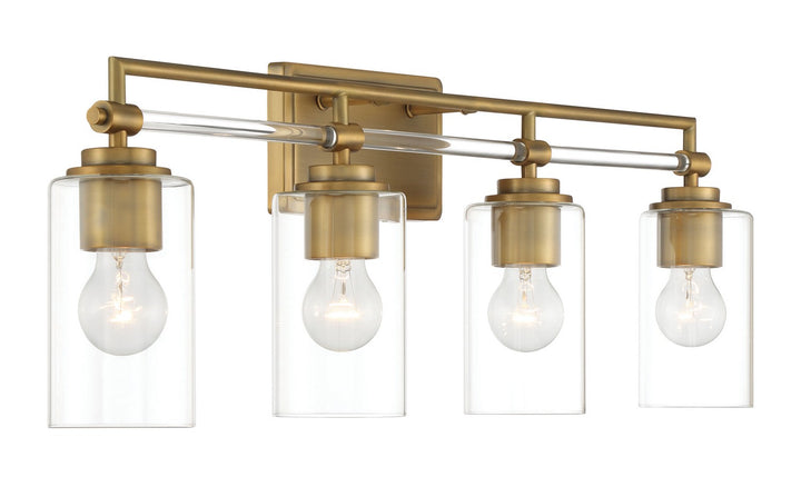 Minka-Lavery - 2644-575 - Four Light Bath Vanity - Binsly - Antique Noble Brass