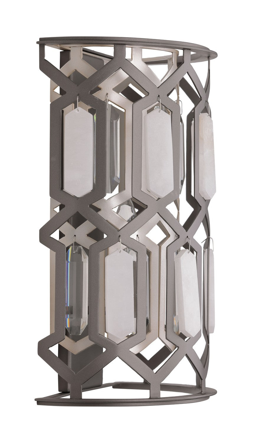 Minka-Lavery - 3582-795 - One Light Wall Sconce - Hexly - Bronze & Sultry Sliver