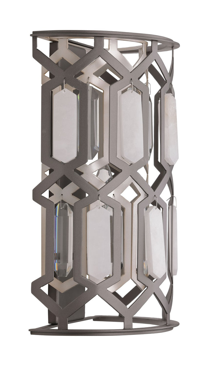 Minka-Lavery - 3582-795 - One Light Wall Sconce - Hexly - Bronze & Sultry Sliver