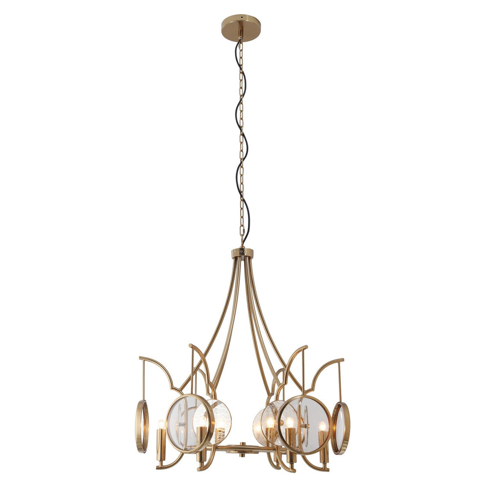 Minka-Lavery - 3816-863 - Six Light Chandelier - Into Focus - Artisan Brass