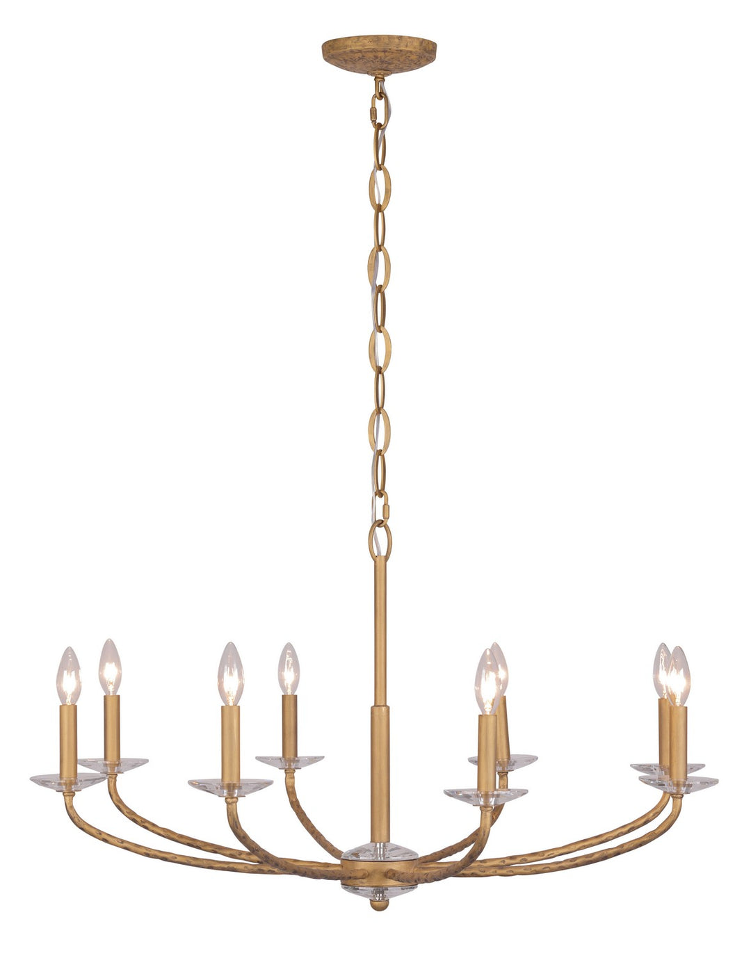 Minka-Lavery - 5287-788 - Eight Light Chandelier - Atella - Ashen Gold