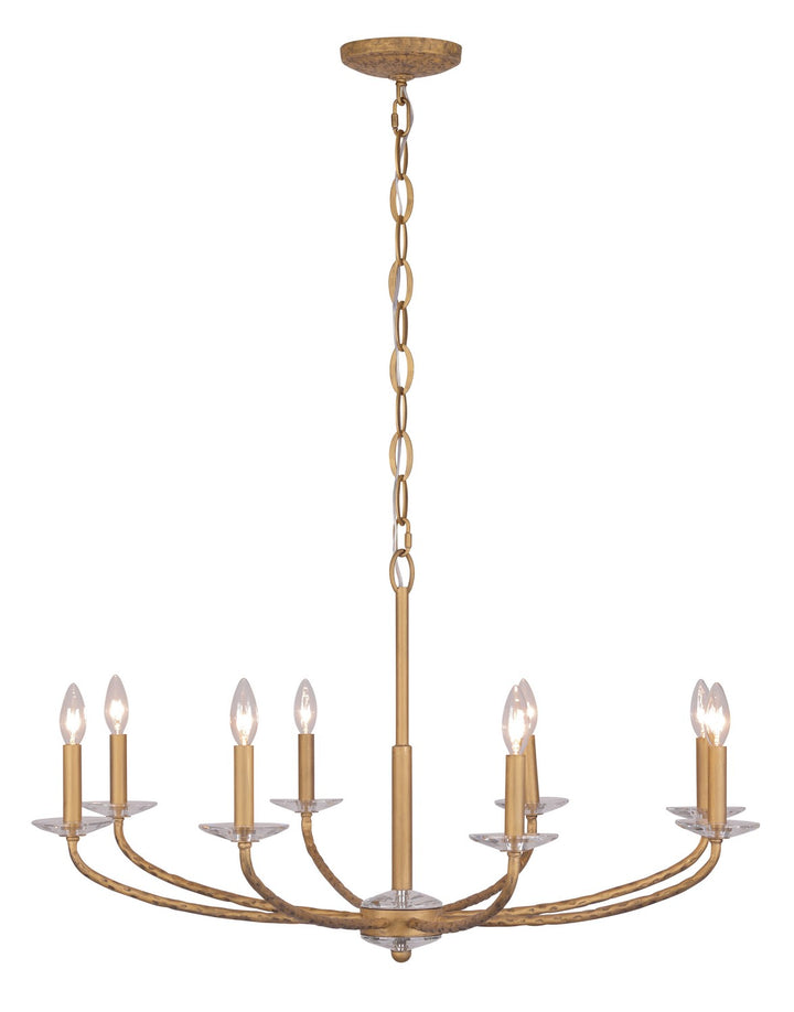 Minka-Lavery - 5287-788 - Eight Light Chandelier - Atella - Ashen Gold