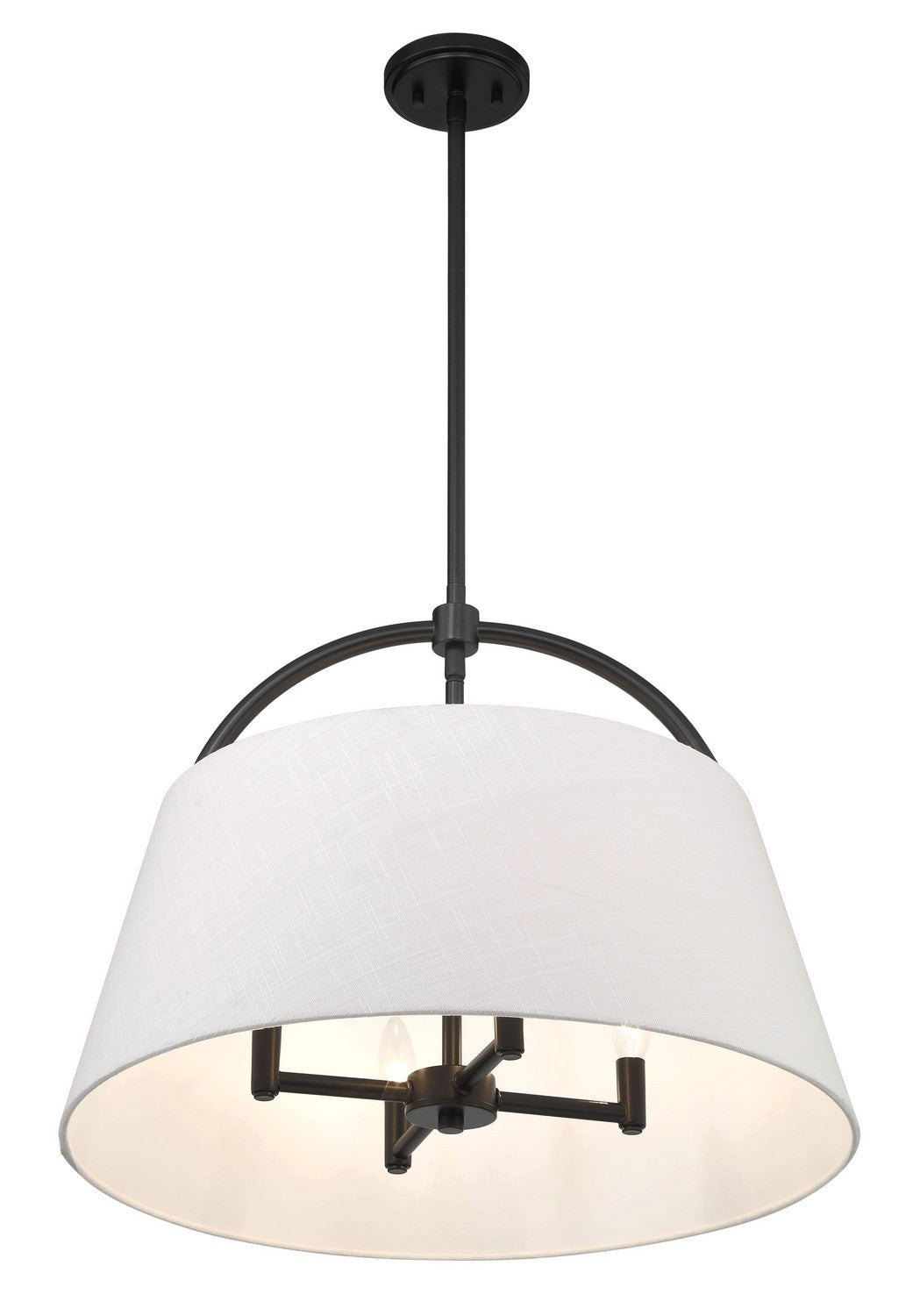 Minka-Lavery - 5396-66A - Four Light Island Pendant - Headington - Coal