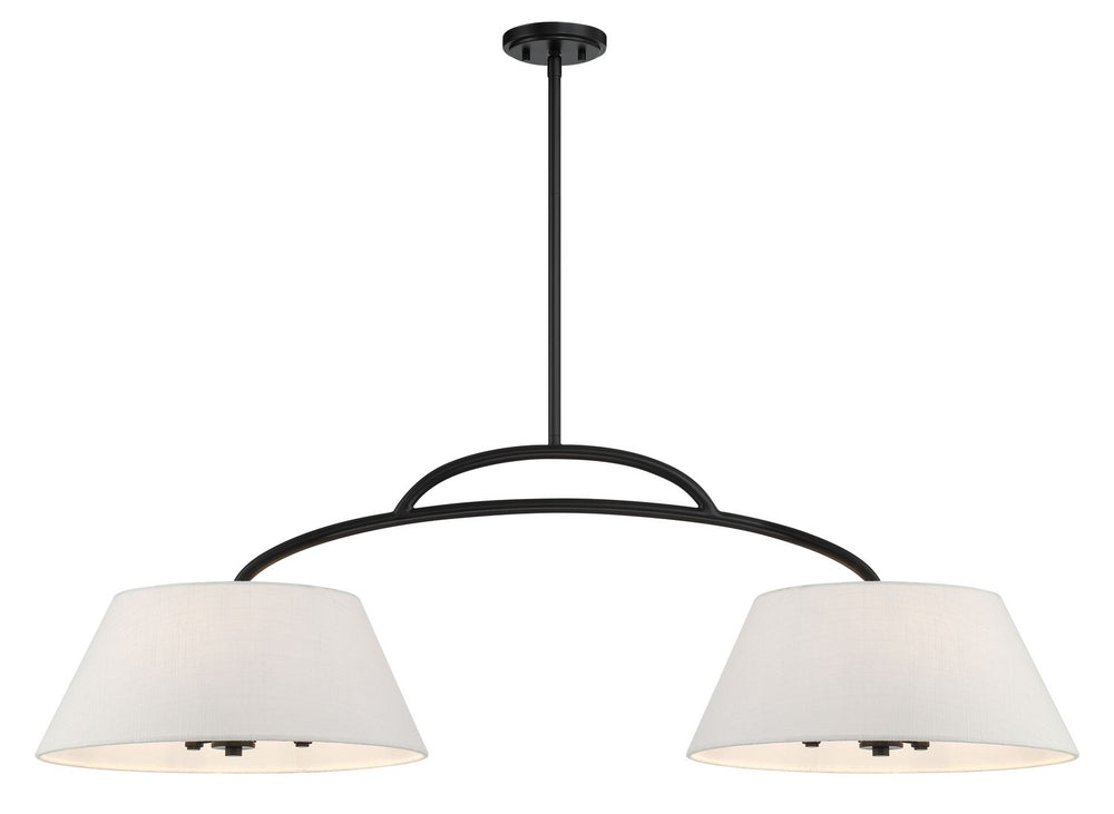 Minka-Lavery - 5398-66A - Six Light Island Pendant - Headington - Coal
