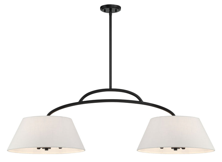 Minka-Lavery - 5398-66A - Six Light Island Pendant - Headington - Coal