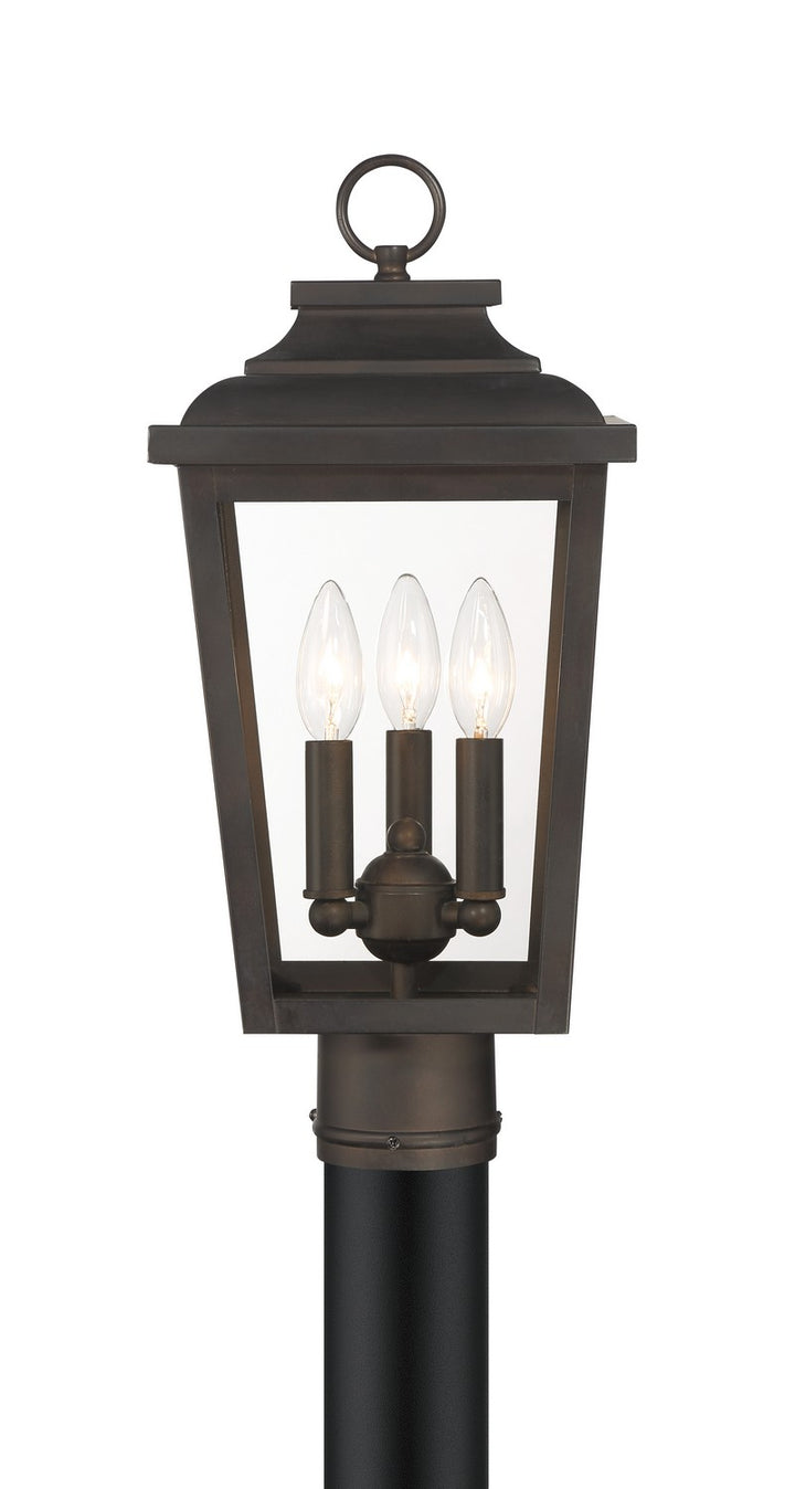 Minka-Lavery - 72176-189-C - Three Light Post Mount - Irvington Manor - Chelesa Bronze