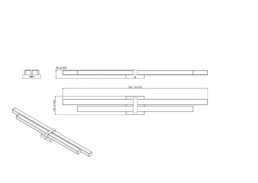 Z-Lite Canada - 1008-40W-MGLD-LED - LED Vanity - Zane - Modern Gold
