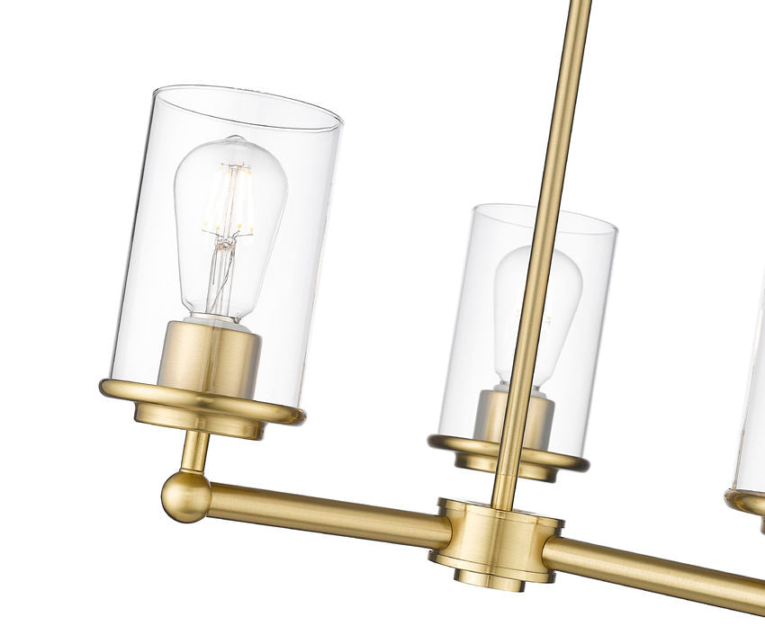 Z-Lite Canada - 742-3LG - Three Light Chandelier - Thayer - Luxe Gold