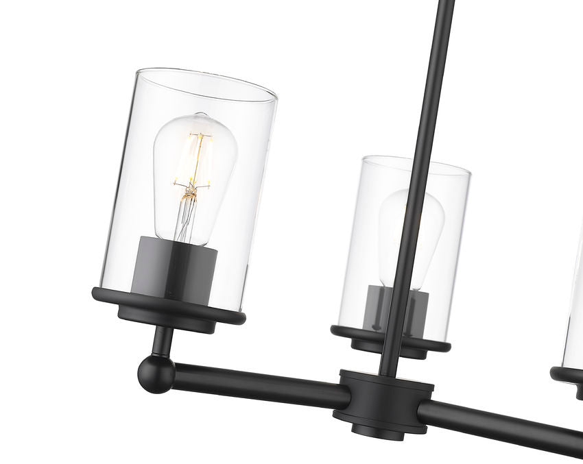 Z-Lite Canada - 742-3MB - Three Light Chandelier - Thayer - Matte Black