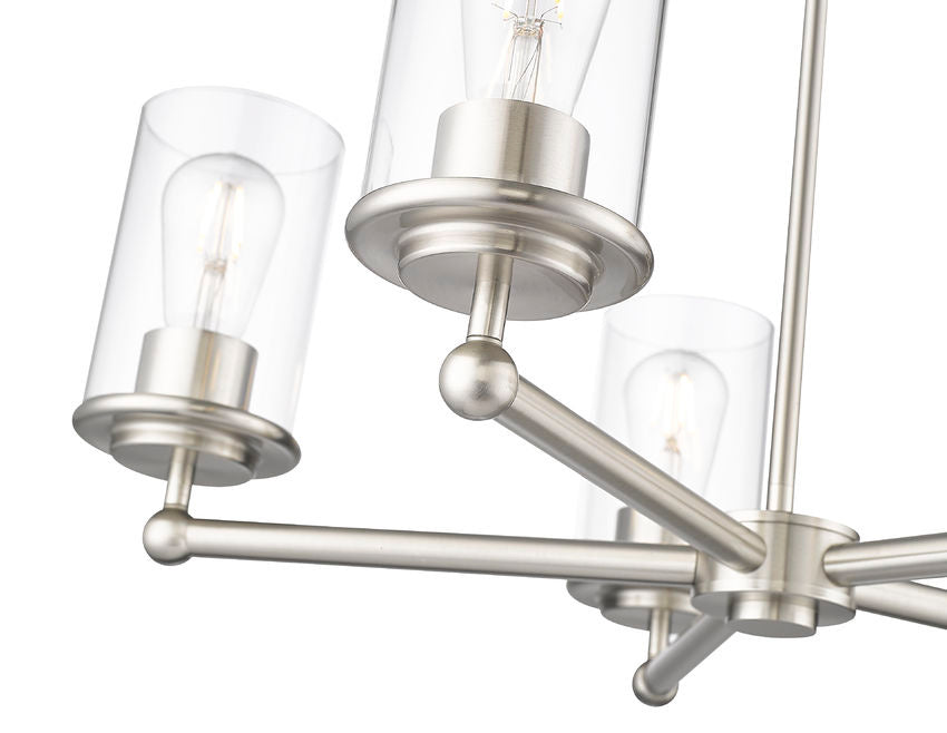 Z-Lite Canada - 742-5BN - Five Light Chandelier - Thayer - Brushed Nickel