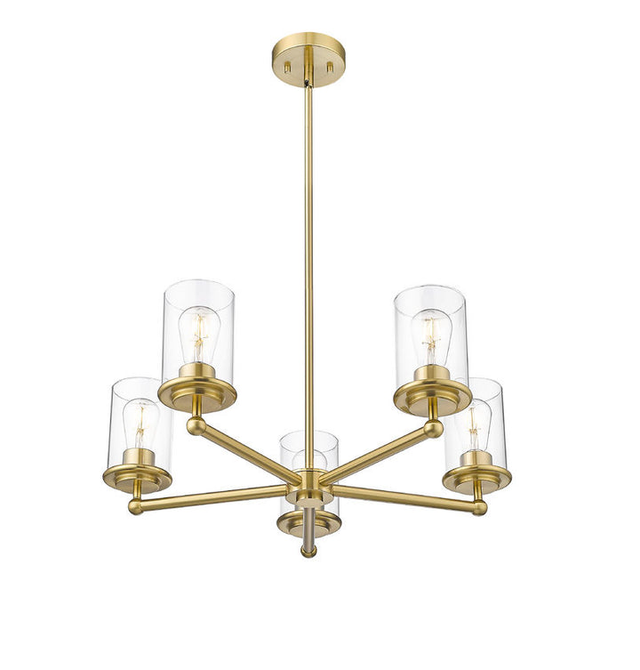 Z-Lite Canada - 742-5LG - Five Light Chandelier - Thayer - Luxe Gold