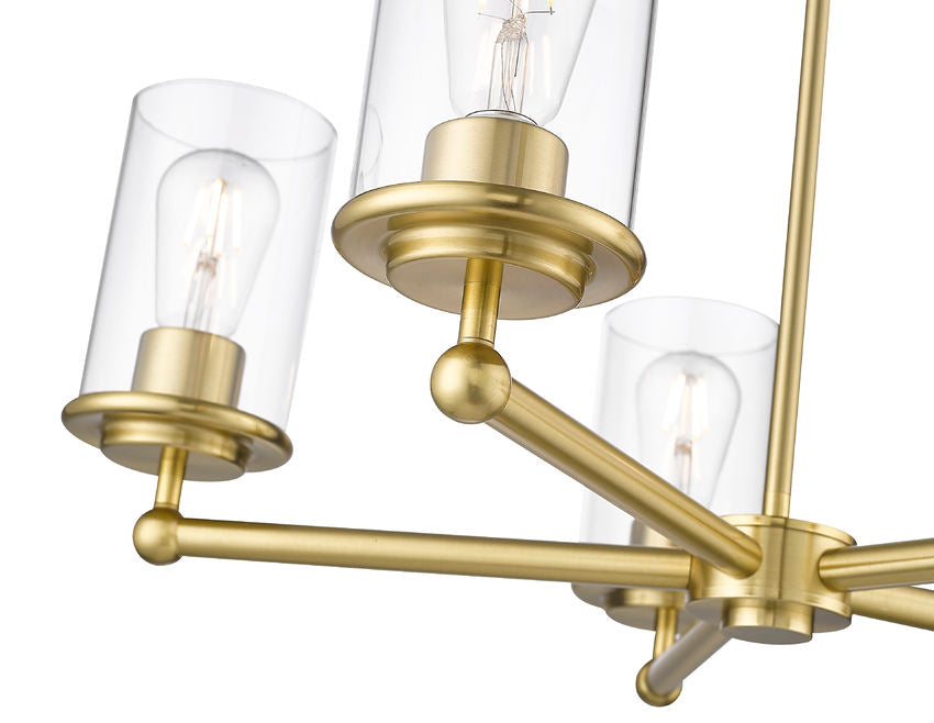Z-Lite Canada - 742-5LG - Five Light Chandelier - Thayer - Luxe Gold