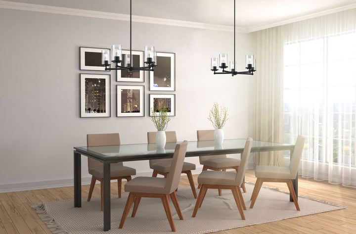 Z-Lite Canada - 742-5MB - Five Light Chandelier - Thayer - Matte Black