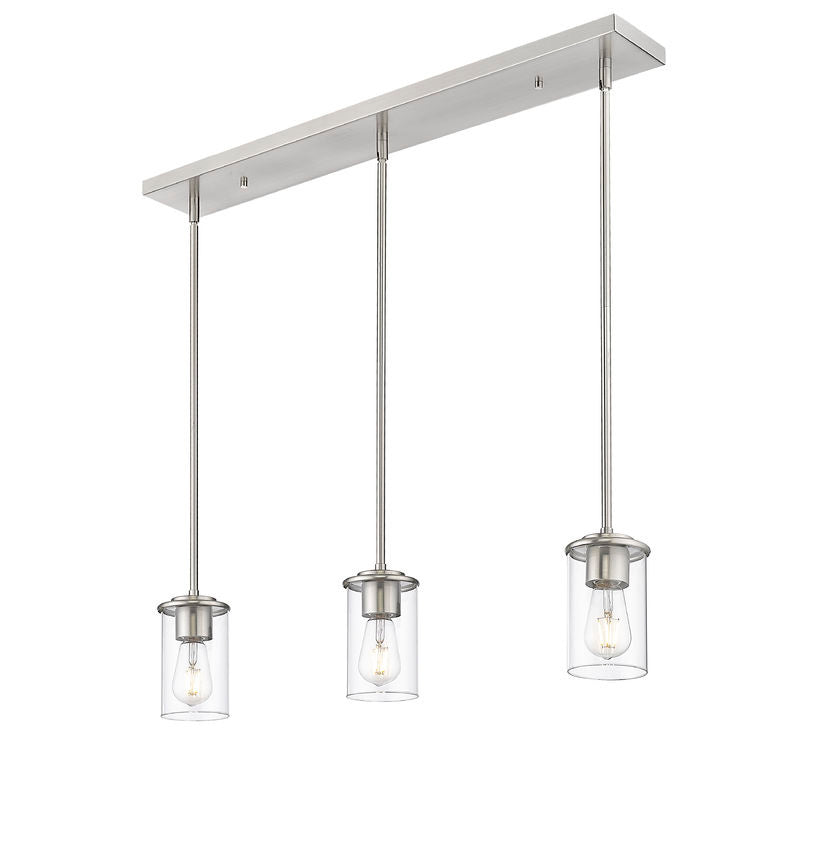 Z-Lite Canada - 742MP-3BN - Three Light Pendant - Thayer - Brushed Nickel