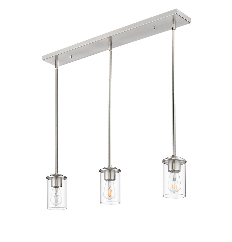 Z-Lite Canada - 742MP-3BN - Three Light Pendant - Thayer - Brushed Nickel