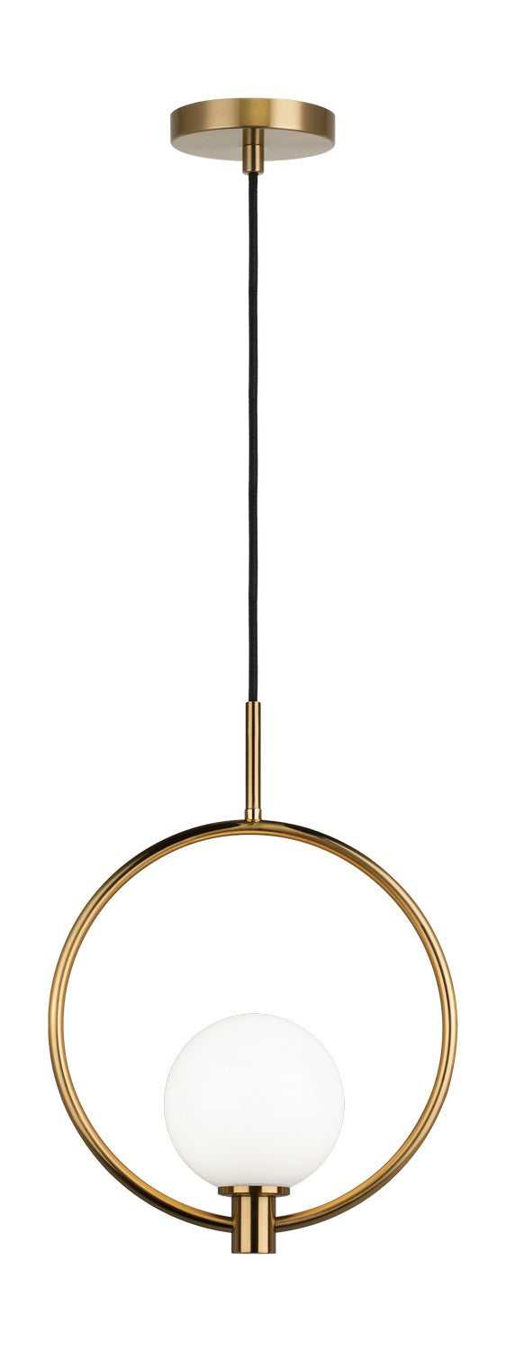 Matteo Canada - C71301AGOP - One Light Pendant - Averley - Aged Gold Brass