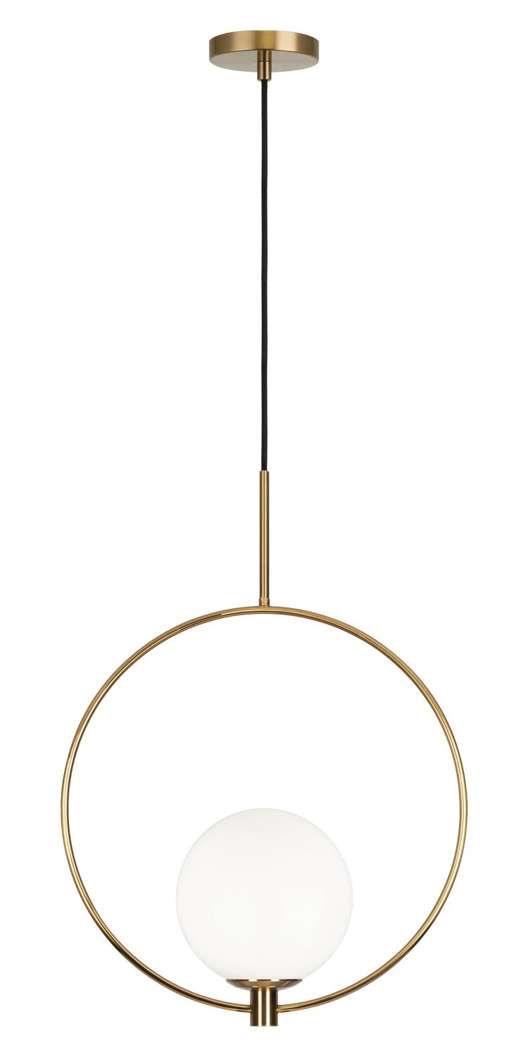 Matteo Canada - C71311AGOP - One Light Pendant - Averley - Aged Gold Brass