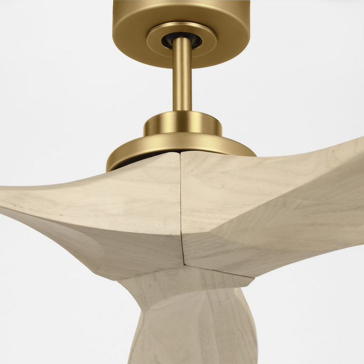 Visual Comfort Fan Canada - 3CLNSM60BBSWWO - 60"Ceiling Fan - Collins - Burnished Brass