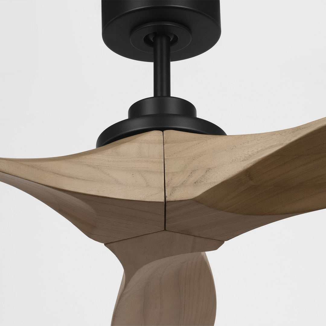 Visual Comfort Fan Canada - 3CLNSM60MBKNH - 60"Ceiling Fan - Collins - Midnight Black