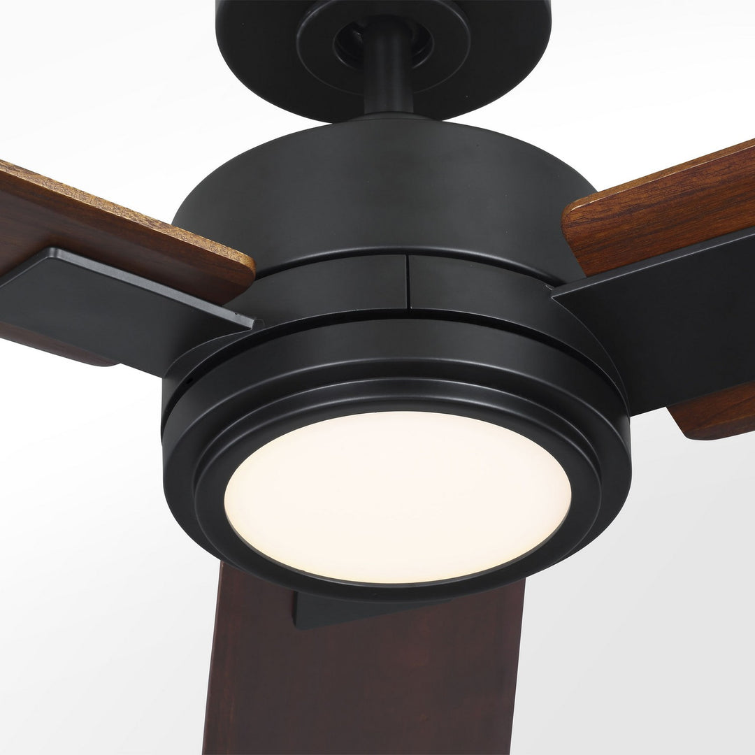 Visual Comfort Fan Canada - 3HASM56MBKD - 56"Ceiling Fan - Harris - Midnight Black