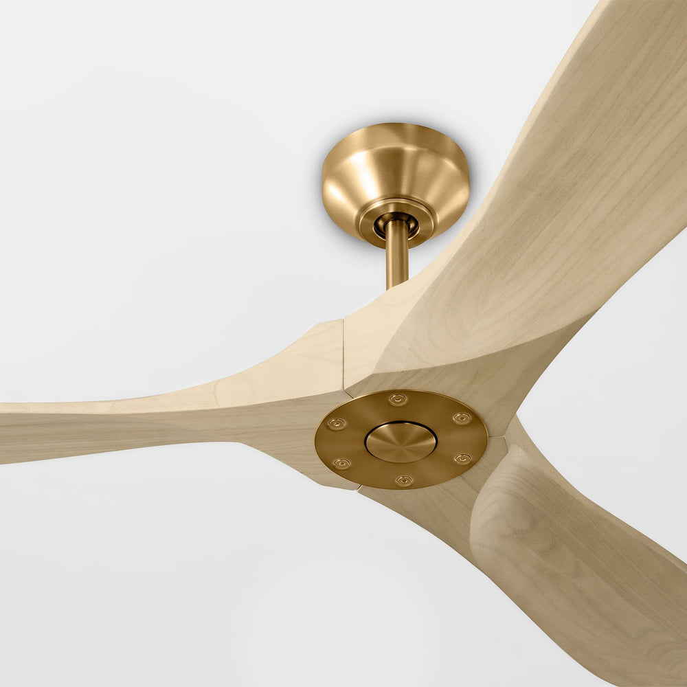 Visual Comfort Fan Canada - 3MAVSM52BBSWWO - 52"Ceiling Fan - Maverick - Burnished Brass