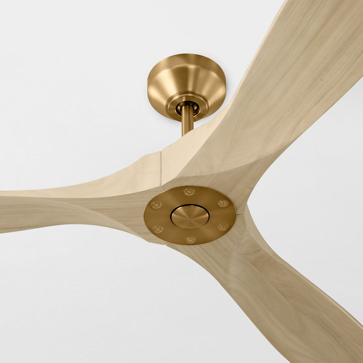 Visual Comfort Fan Canada - 3MAVSM60BBSWWO - 60"Ceiling Fan - Maverick - Burnished Brass