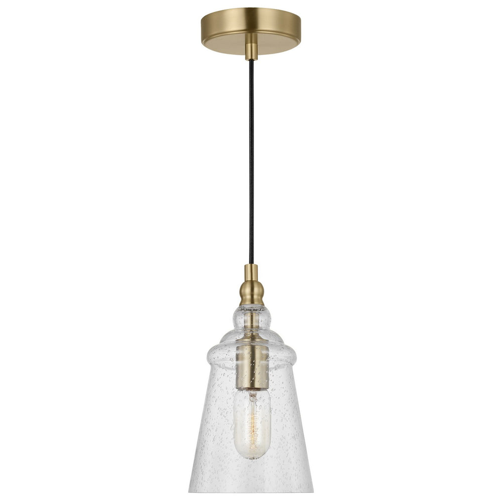 Generation Lighting Canada - P1449SB - One Light Mini Pendant - Loras - Satin Brass