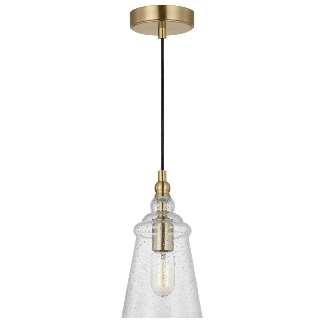 Generation Lighting Canada - P1449SB - One Light Mini Pendant - Loras - Satin Brass
