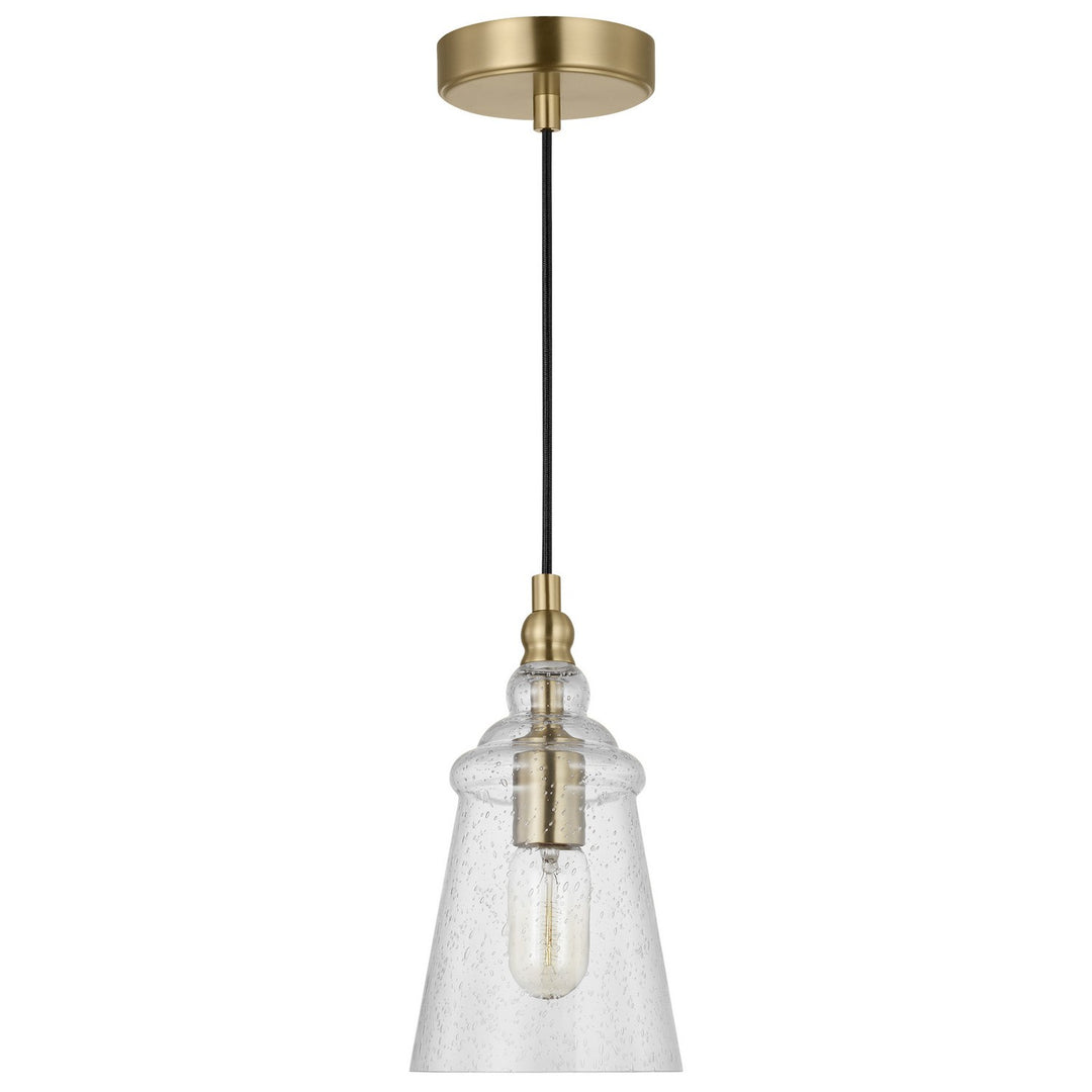 Generation Lighting Canada - P1449SB - One Light Mini Pendant - Loras - Satin Brass