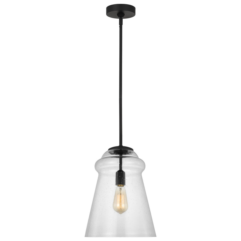 Generation Lighting Canada - P1459MBK - One Light Pendant - Loras - Midnight Black