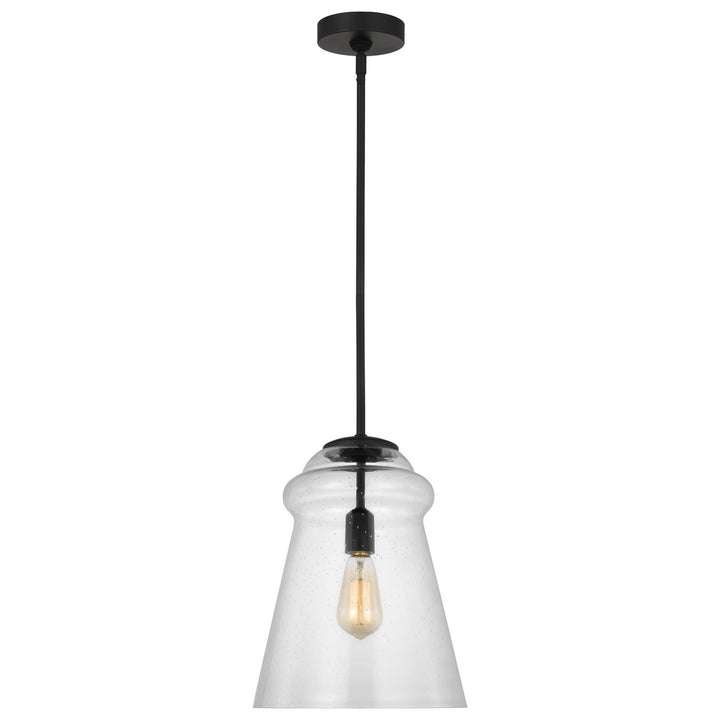 Generation Lighting Canada - P1459MBK - One Light Pendant - Loras - Midnight Black