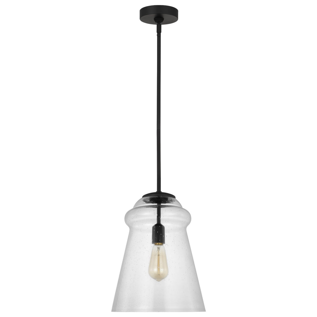 Generation Lighting Canada - P1459MBK - One Light Pendant - Loras - Midnight Black