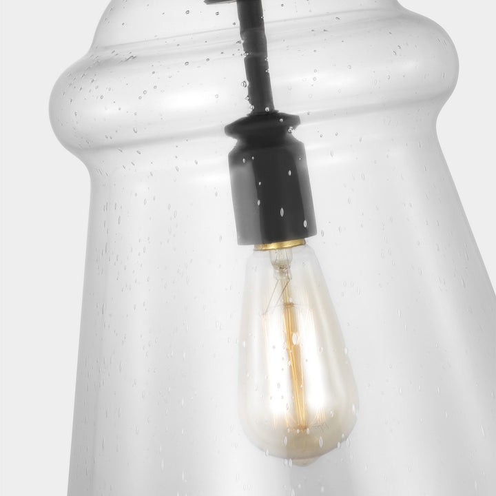 Generation Lighting Canada - P1459MBK - One Light Pendant - Loras - Midnight Black