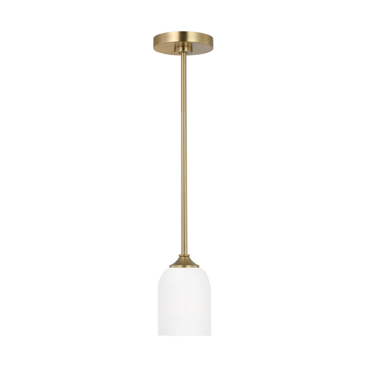 Generation Lighting Canada - GLP1021SB - One Light Mini Pendant - Emile - Satin Bronze