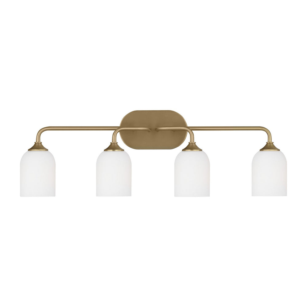 Generation Lighting Canada - GLV1024SB - Four Light Vanity - Emile - Satin Bronze